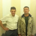Юрій Ганущак і Сергій Коваленко