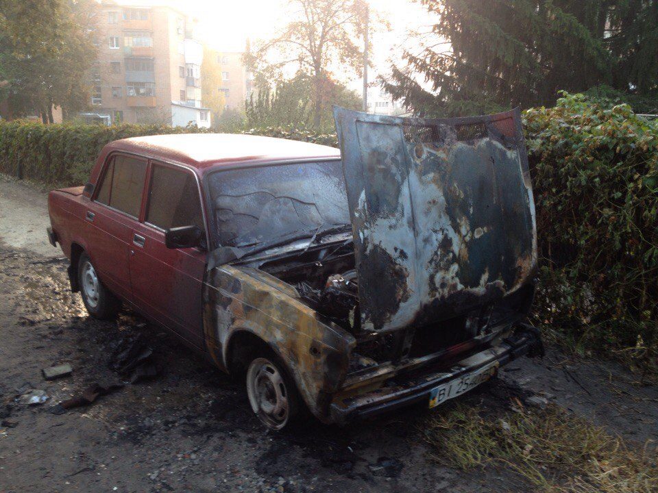 Журналист, которому сожгли машину в Полтаве, делал материалы о подкупе избирателей