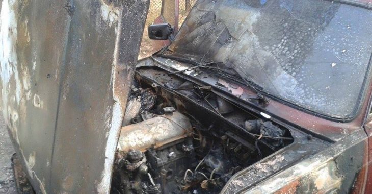 Кореспонденту «Громадського радіо» в Полтаві спалили автомобіль Кореспонденту «Громадського радіо» в Полтаві спалили автомобіль