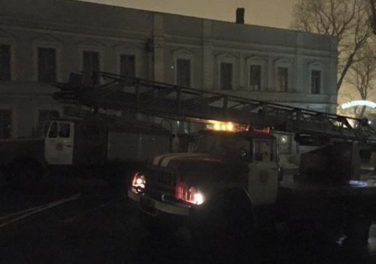 В Одесі вночі горів волонтерський центр В Одесі вночі горів волонтерський центр