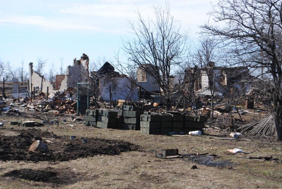 Рівно рік тому було знищене селище Логвинове під Дебальцевим