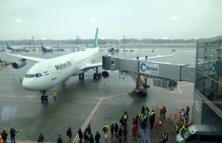 В аеропорту «Бориспіль» відкрили перший рейс іранських авіаліній