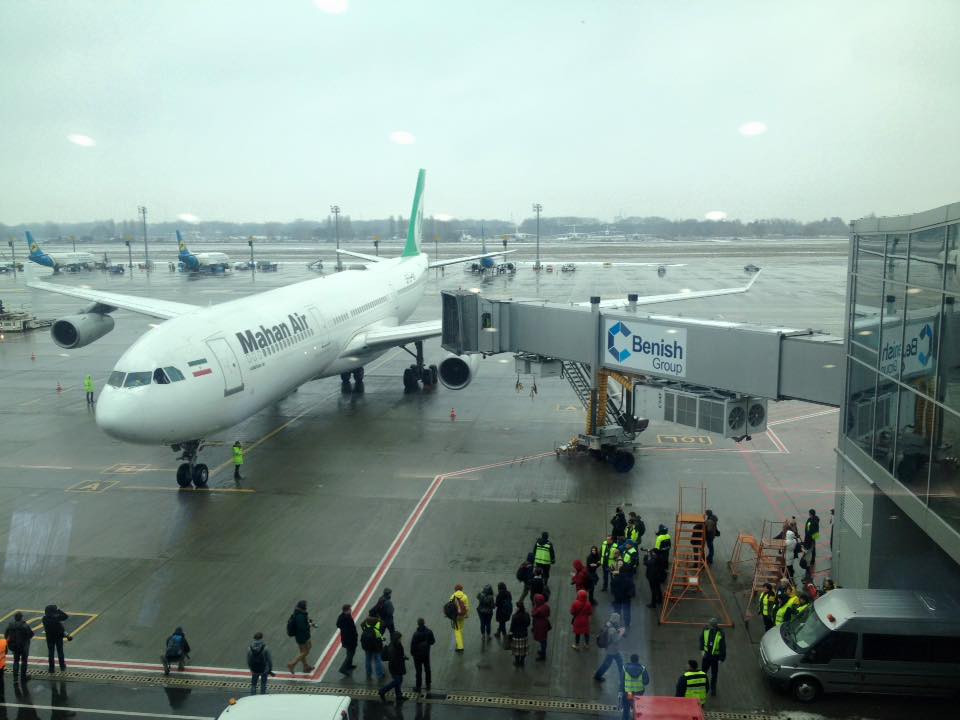 В аеропорту «Бориспіль» відкрили перший рейс іранських авіаліній