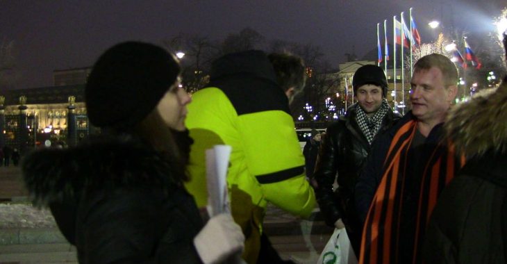 Антимайданівець, який бив активістів у Харкові, розганяє мітинги у Москві Антимайданівець, який бив активістів у Харкові, розганяє мітинги у Москві