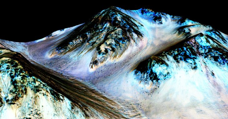 NASA підтвердило, що на сучасному Марсі є вода NASA підтвердило, що на сучасному Марсі є вода