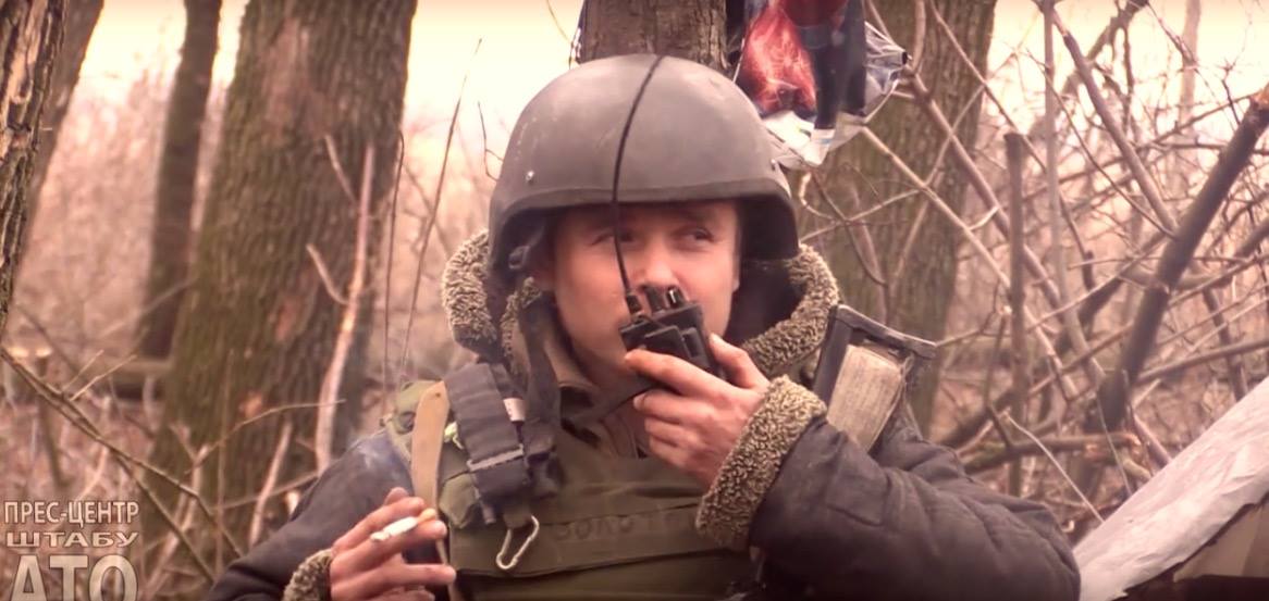 Військове ТБ опубліковало відео перестрілки в Опитному