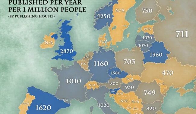 Україна видає втричі менше книг на мільйон населення, ніж Білорусь — блогер Україна видає втричі менше книг на мільйон населення, ніж Білорусь — блогер