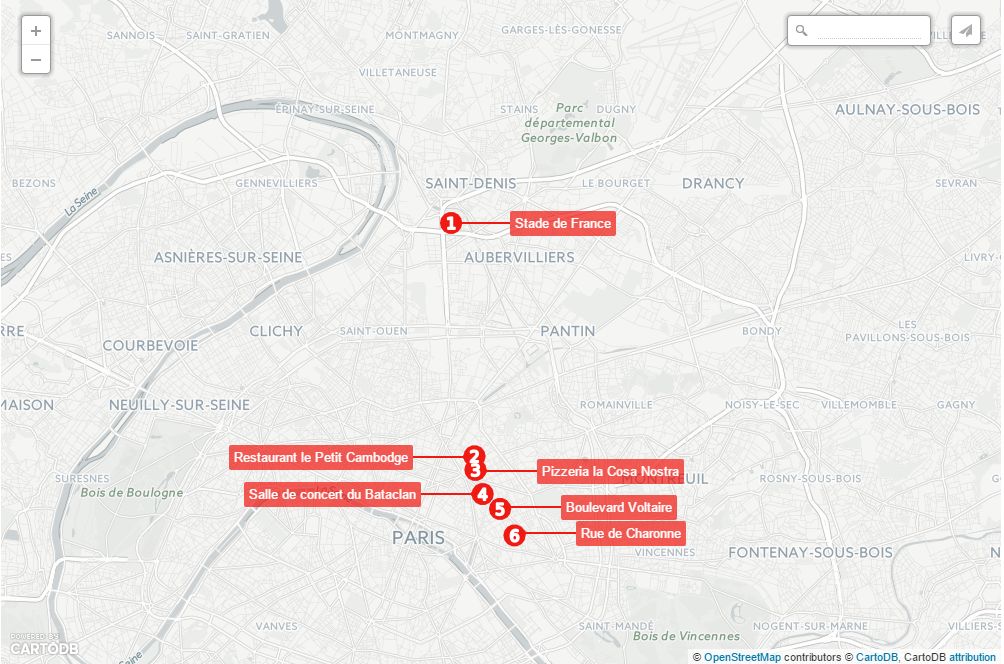Теракти в Парижі: що сталося і в яких локаціях — ОНОВЛЕНО