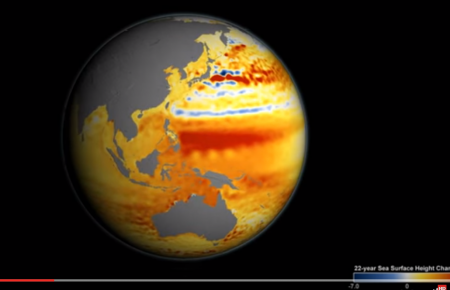 В NASA наочно показали, як піднявся рівень води в світовому океані