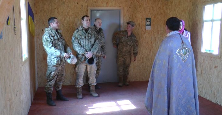Під Дружківкою звели гарнізонний храм для бійців Під Дружківкою звели гарнізонний храм для бійців