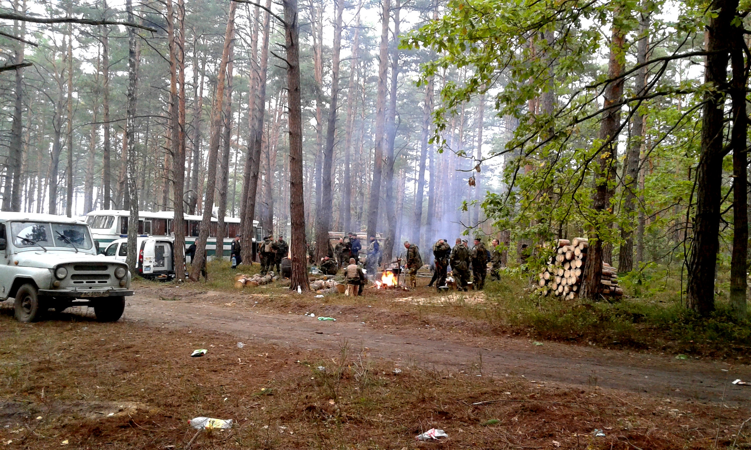 Проти бурштинокопачів українські силовики закріпили позиції в лісах Волині