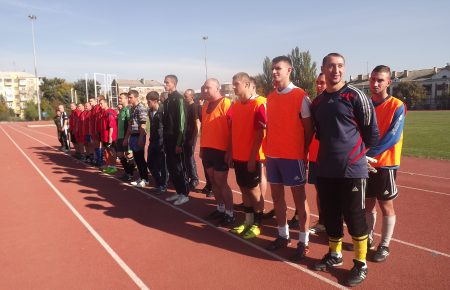 Военные и милиционеры организовали в Бахмуте турнир по мини-футболу