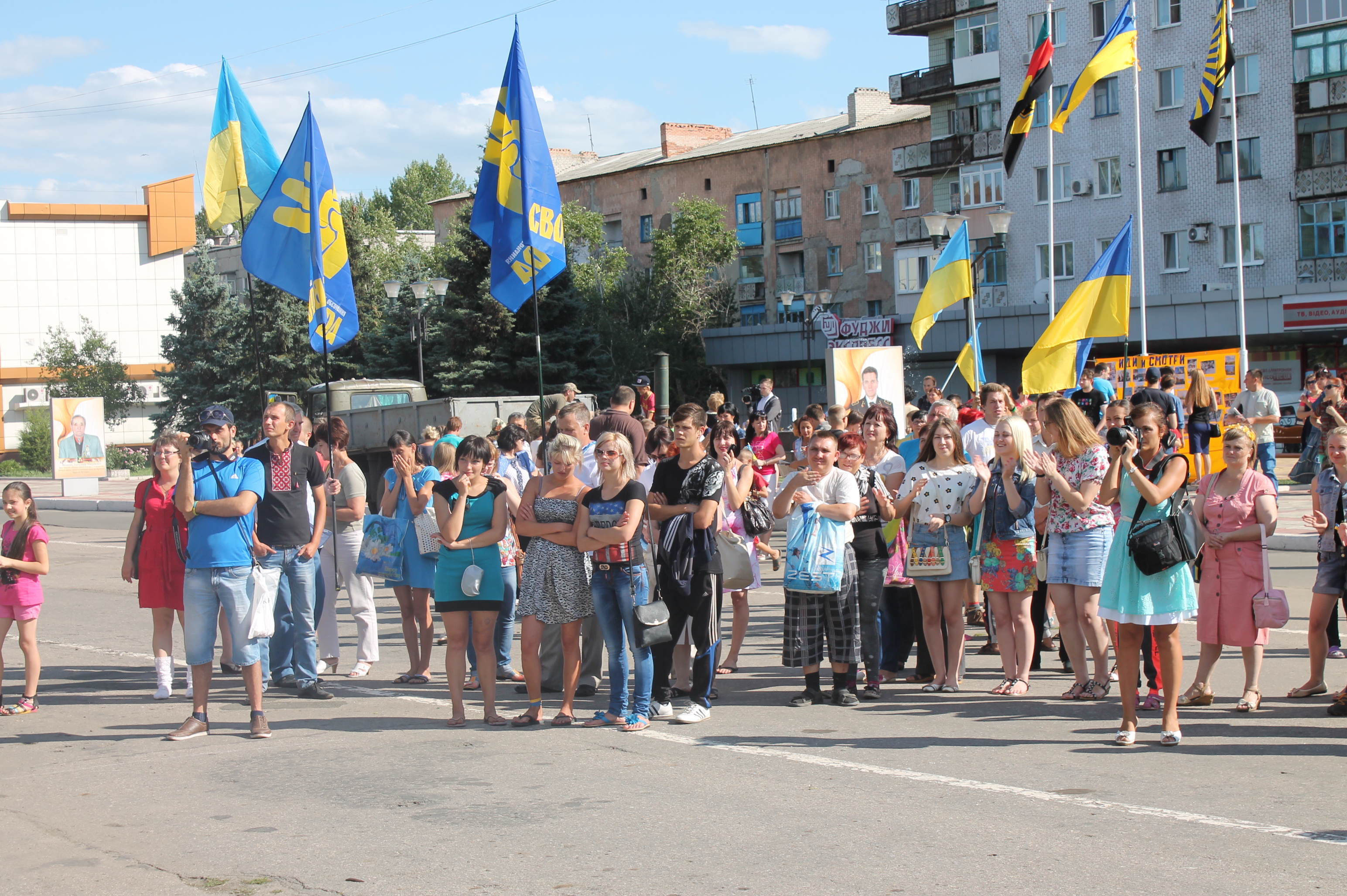 Дзержинск отпраздновал годовщину освобождения от боевиков