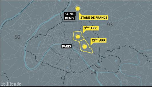 Теракти в Парижі: ідентифіковано кількох терористів