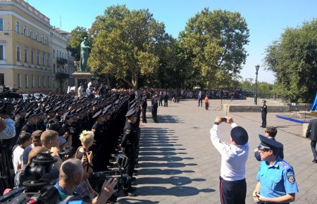В Одесі прийняли присягу 400 патрульних поліцейських