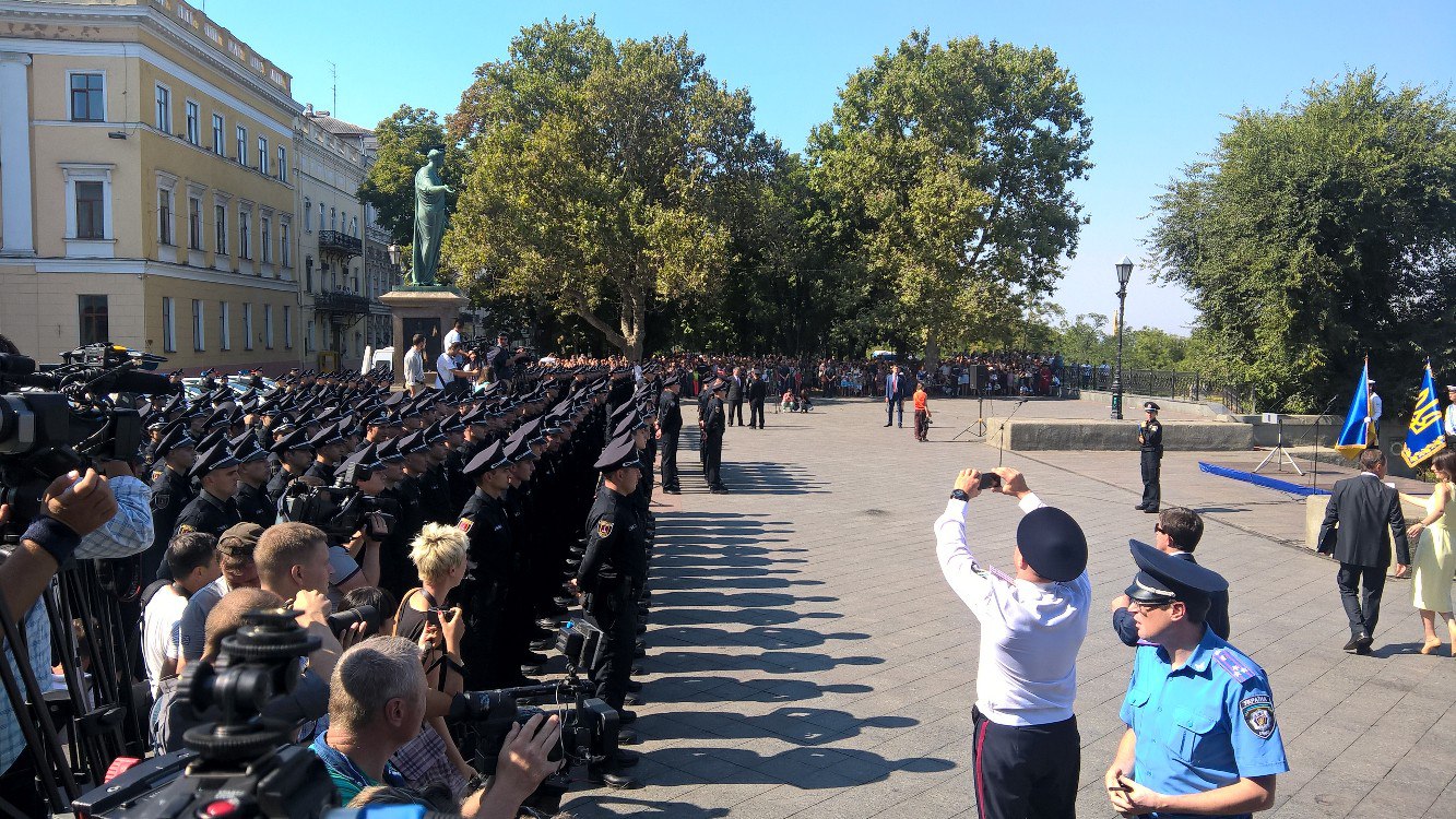 В Одесі прийняли присягу 400 патрульних поліцейських