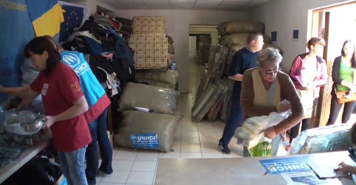 У Краматорську почали видавати гуманітарну допомогу від ООН У Краматорську почали видавати гуманітарну допомогу від ООН