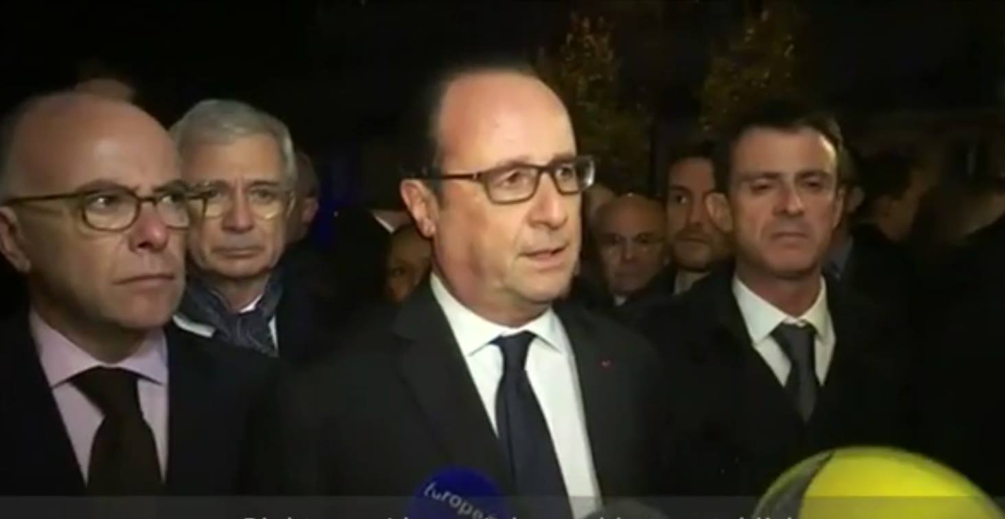 В паризьких терактах Олланд звинувачує Ісламську державу