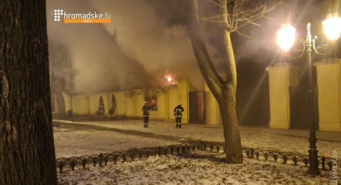У центрі Одеси горів Літній кінотеатр У центрі Одеси горів Літній кінотеатр
