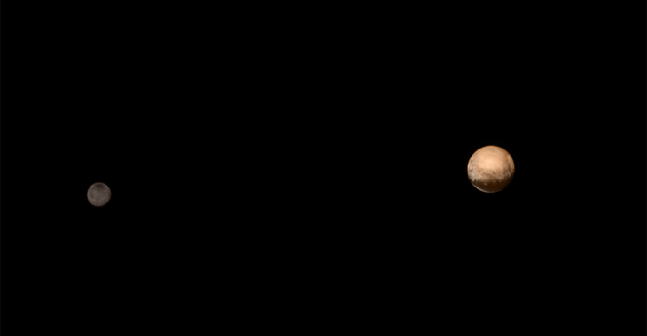 NASA опублікувало нові фотографії Плутона та його супутника Харона NASA опублікувало нові фотографії Плутона та його супутника Харона