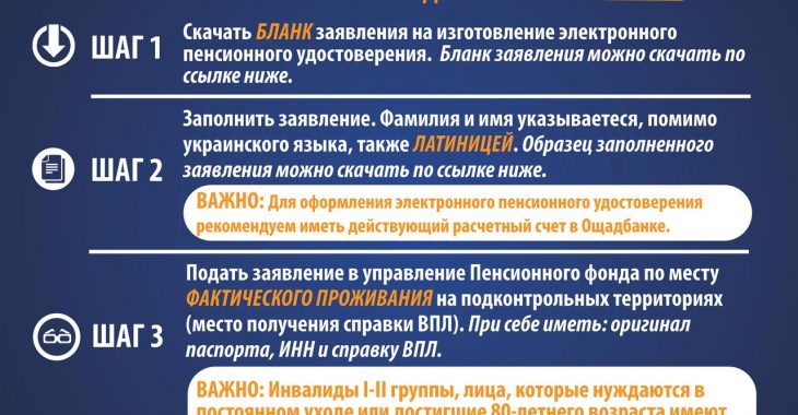 Як переселенцю отримати електронне пенсійне посвідчення: покрокова інструкція Як переселенцю отримати електронне пенсійне посвідчення: покрокова інструкція