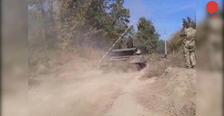 ВСУ в селе Крымское отвели 10 танков от линии разграничения ВСУ в селе Крымское отвели 10 танков от линии разграничения