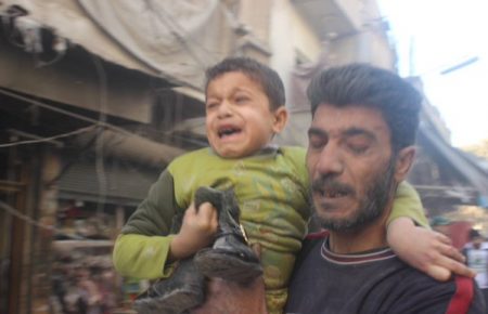 Россию обвиняют в гибели мирных жителей в районе Алеппо в Сирии
