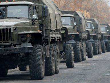 У Донецьку скупчення військової техніки, — Міноборони