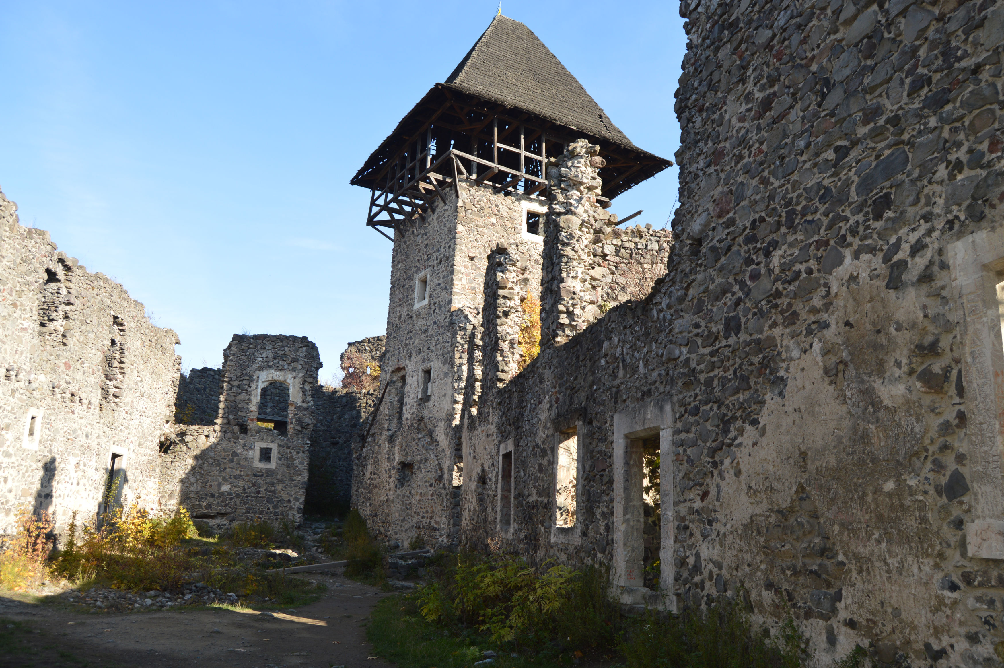 На Закарпатті руйнується унікальний Невицький замок