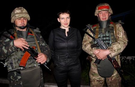 Надія Савченко відвідала АТО — фоторепортаж