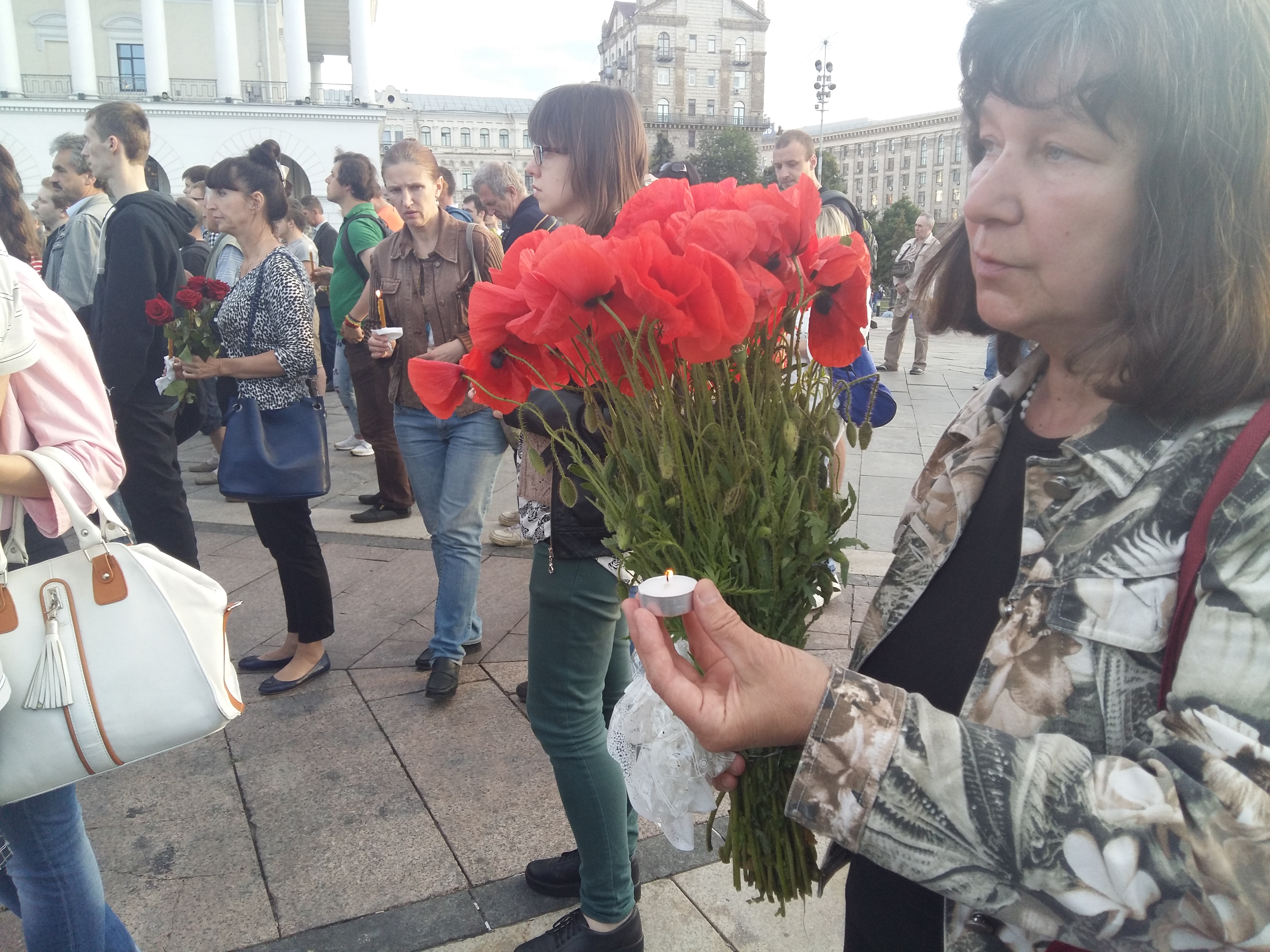 У Києві вшанували пам'ять загиблих вояків на шахті Бутовка