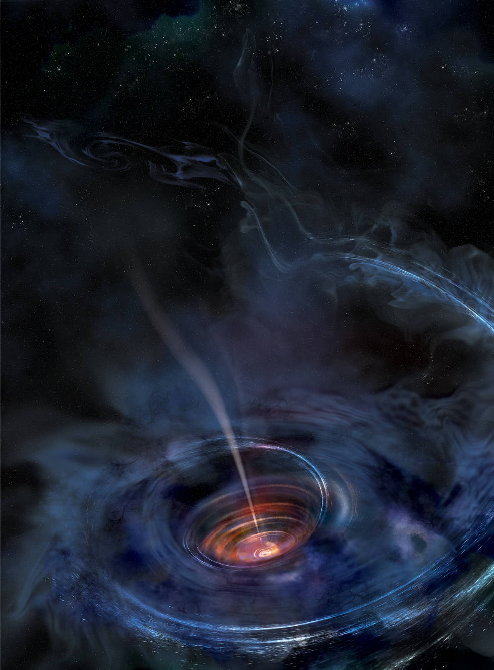 NASA вдалося дослідити процес, як чорна діра поглинула зірку — відео