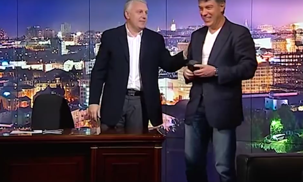 Журналісти знайшли в архіві унікальне відео, де Шеремет та Немцов жартують