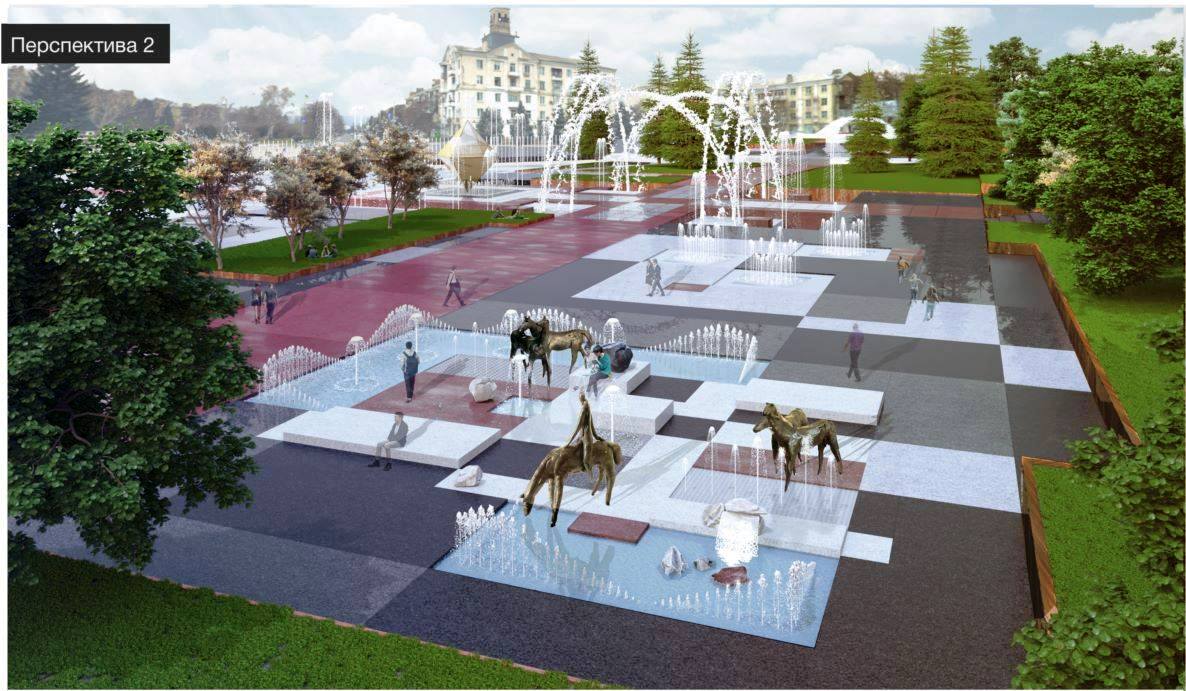 Площадь Мира в Краматорске реконструируют по украинско-итальянскому проекту