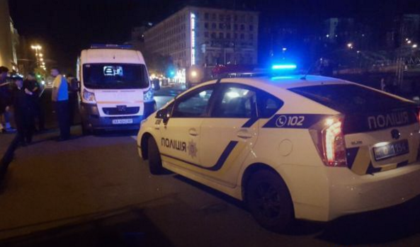 У Києві на Хрещатику таксі збило пішохода, що порушив правила дорожнього руху