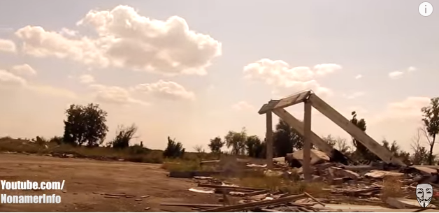 Луганський аеропорт через два роки після бойових дій, відео