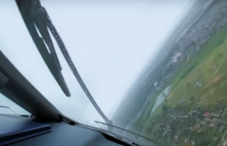 У мережу виклали кадри з кабіни Ан-178, що літає над Київщиною — відео 360°