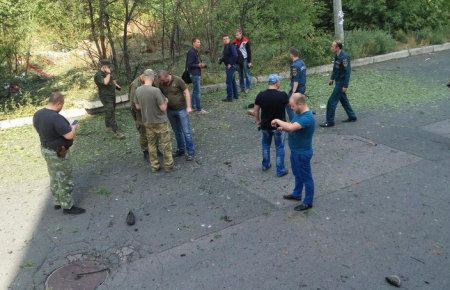 В Донецьку пролунав вибух неподалік будинку бойовика "Мотороли", відео