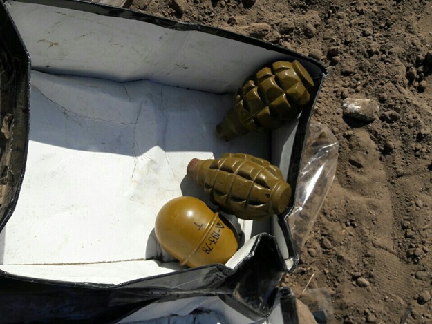 В Дніпрі знайшли коробку з гранатами