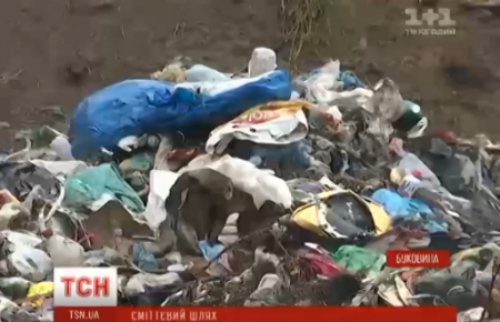 Селяни з Буковини скаржаться, що їм підкинули тони сміття зі Львова, відео