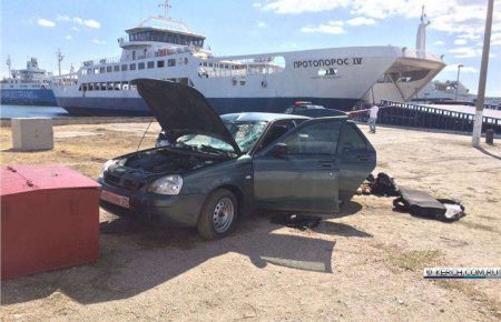 Водія авто, яке впало у море в Криму, заарештували на 10 діб — ЗМІ