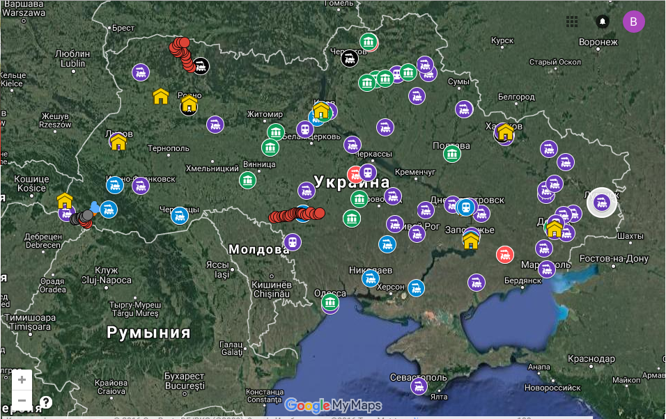 "Укрзалізниця" запустила інтерактивну мапу залізничної історії України