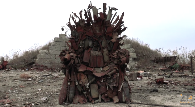 Волонтери розповіли, як створювали "залізний трон сходу", - відео
