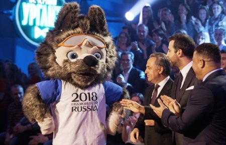 Талісманом чемпіонату світу з футболу у 2018 році стане вовк