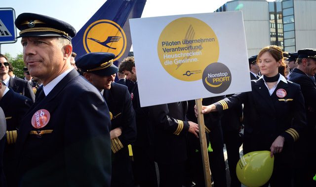 Пілоти Lufthansa продовжують страйкувати — скасовано 876 рейсів Пілоти Lufthansa продовжують страйкувати — скасовано 876 рейсів