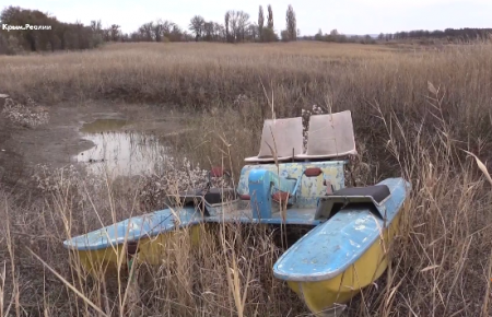 З величезного водосховища Криму зникла вода - відео