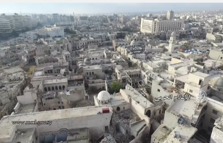 Зруйноване Алеппо зняли з безпілотника - ВІДЕО