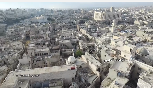 Зруйноване Алеппо зняли з безпілотника - ВІДЕО