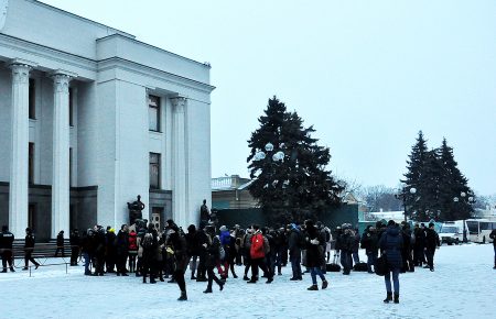 У Києві студенти мітингували проти скорочення стипендій