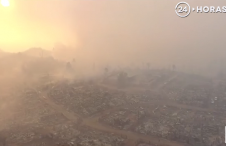 Чилі: пожежа знищіла семитисячне місто - відео з дрону